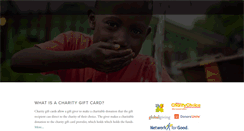 Desktop Screenshot of charitygiftcards.com