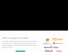 Tablet Screenshot of charitygiftcards.com